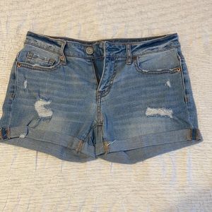 Aeropostale Midi Size 2 Denim Shorts